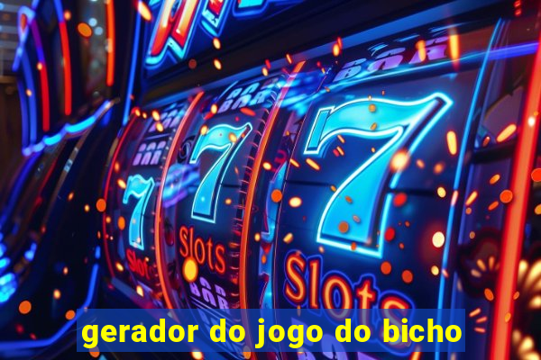 gerador do jogo do bicho